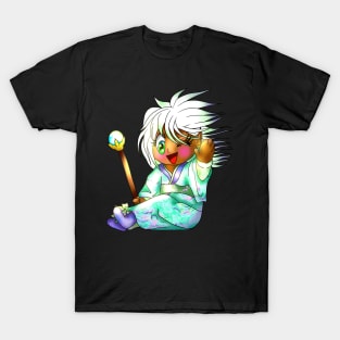 happy chibi elf magician T-Shirt